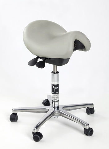 Standard Saddle in Silver Pearl